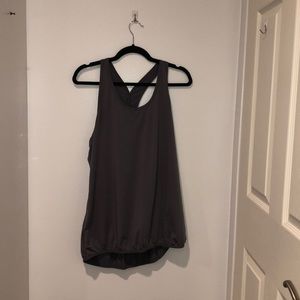 Cute grey workout tank